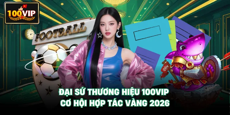 Đại Sứ Thương Hiệu 100VIP - Cơ Hội Hợp Tác Vàng 2026